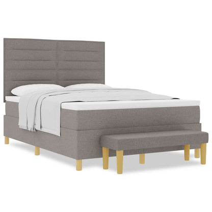 Letto a molle con testiera Talpa 200 x 140 cm Tessuto | homemem39
