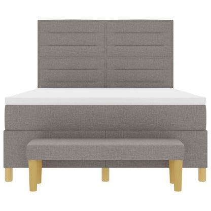 Letto a molle con testiera Talpa 200 x 140 cm Tessuto | homemem39