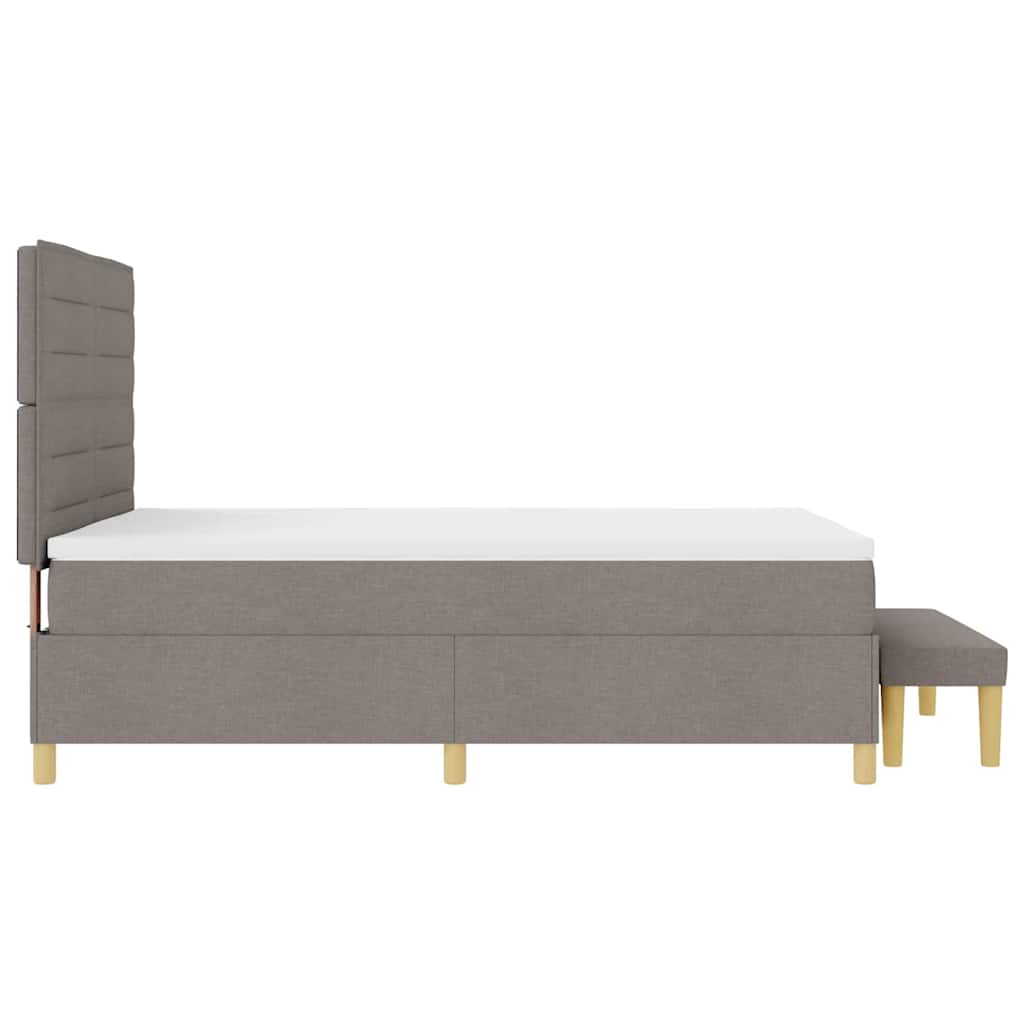 Letto a molle con testiera Talpa 200 x 140 cm Tessuto | homemem39