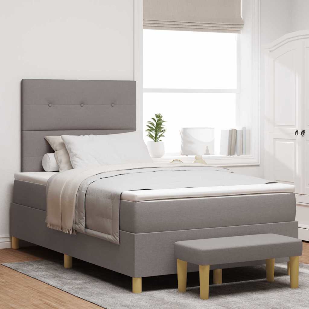 Letto a molle con testiera Talpa 190 x 120 cm Tessuto