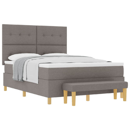 Letto a molle con testiera Talpa 140 x 200 cm Tessuto | homemem39
