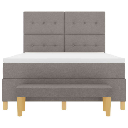 Letto a molle con testiera Talpa 140 x 200 cm Tessuto | homemem39