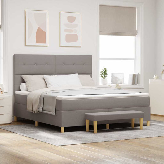 Letto a molle con testiera Talpa 200 x 180 cm Tessuto | homemem39