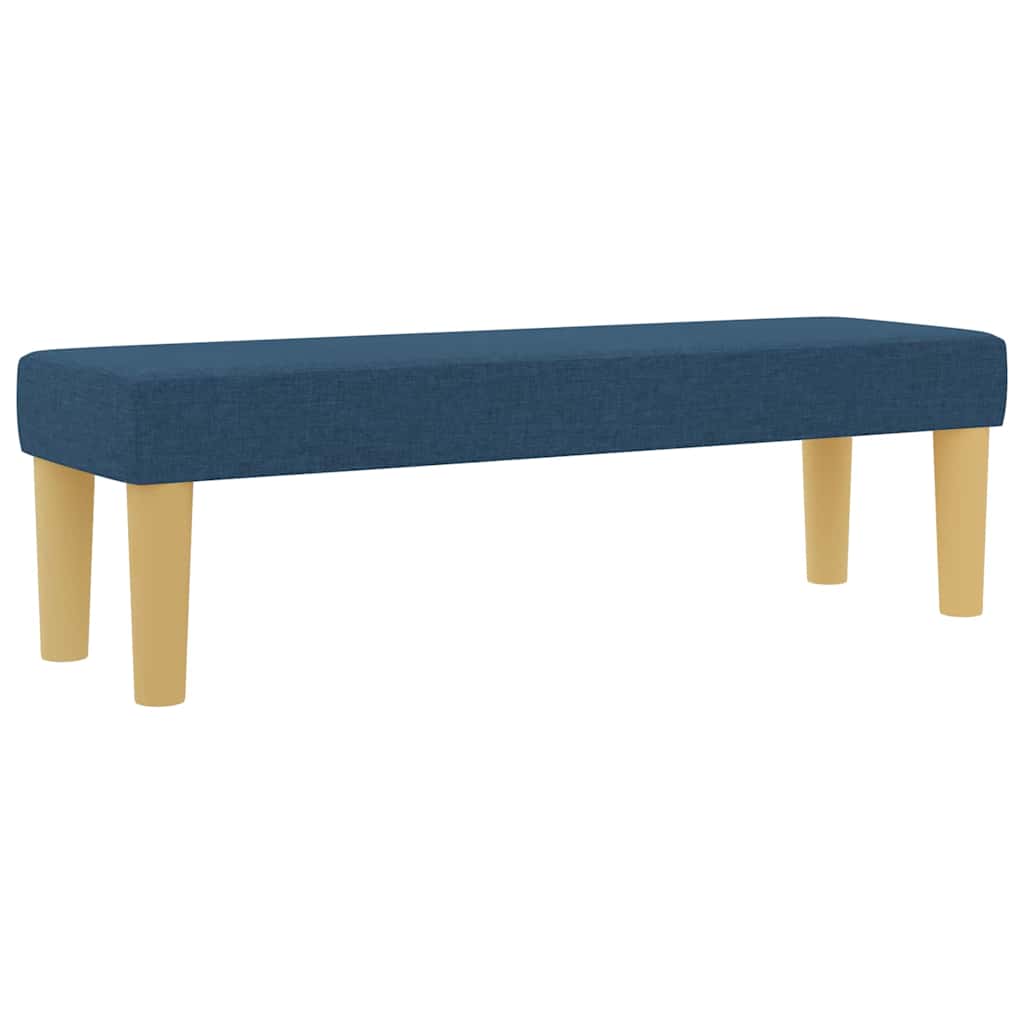 Letto a molle con cuscino con testiera Blu 200 x 160 cm Tessuto | homemem39