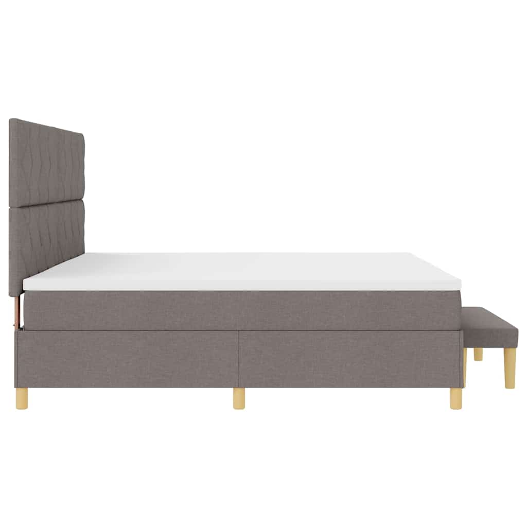 Letto a molle con materasso Talpa 200 x 200 cm Tessuto - homemem39