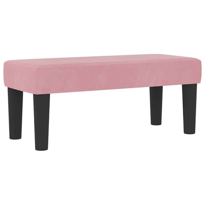 Letto a molle con testiera Rosa 200 x 80 cm Velluto | homemem39