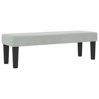 Letto a molle con testiera Grigio chiaro 190 x 140 cm Velluto | homemem39