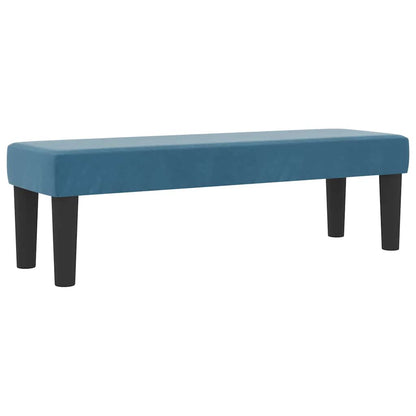 Letto a molle con testiera Blu scuro 200 x 140 cm Velluto