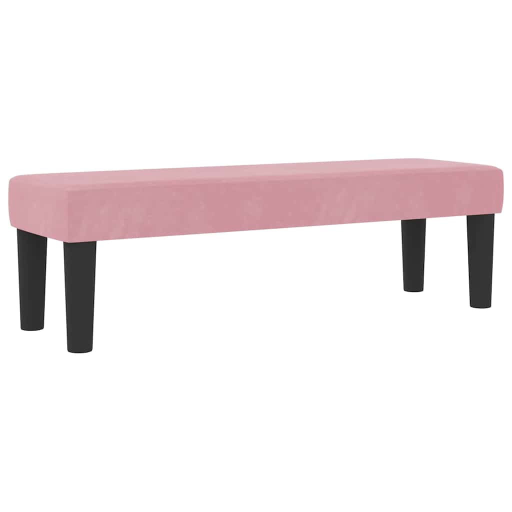Letto a molle con testiera Rosa 200 x 160 cm Velluto | homemem39