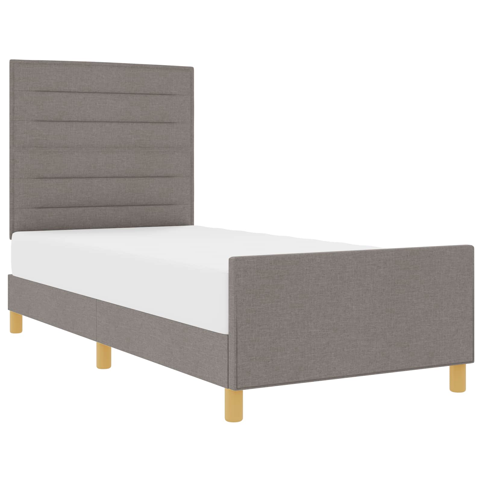 Struttura del letto con testiera Talpa 90 x 200 cm Tessuto | homemem39