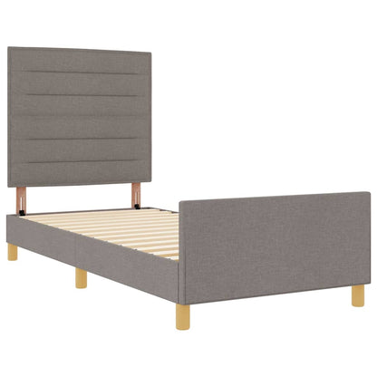 Struttura del letto con testiera Talpa 90 x 200 cm Tessuto | homemem39