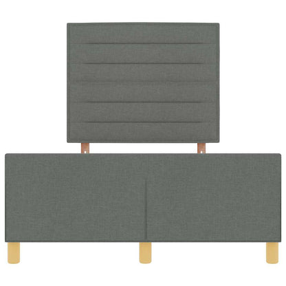 Struttura del letto Grigio scuro 120 x 200 cm Tessuto | homemem39