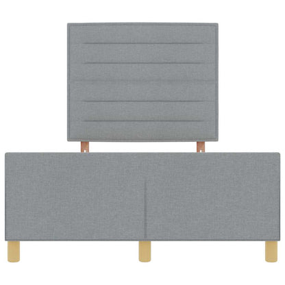 Struttura del letto Grigio chiaro 140 x 200 cm Tessuto | homemem39
