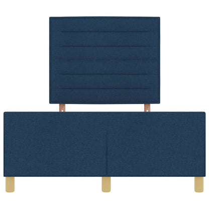 Struttura del letto con testiera Blu 140 x 200 cm Tessuto | homemem39