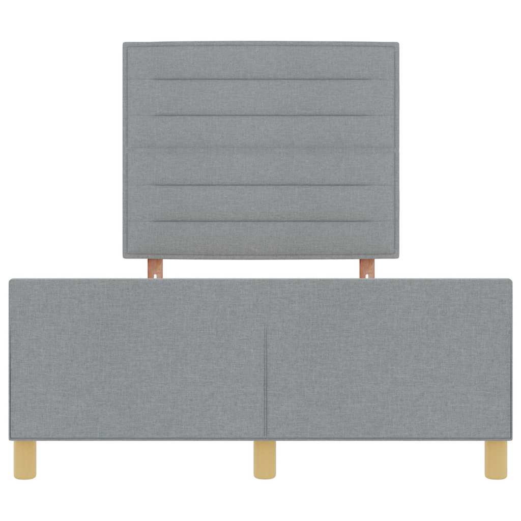 Struttura del letto Grigio chiaro 160 x 200 cm Tessuto | homemem39