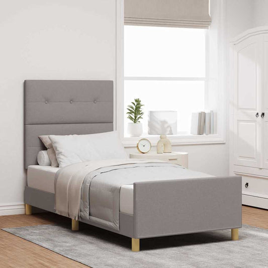 Struttura del letto con testiera Talpa 80 x 200 cm Tessuto | homemem39
