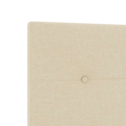 Struttura del letto con testiera Crema 90 x 200 cm Tessuto | homemem39