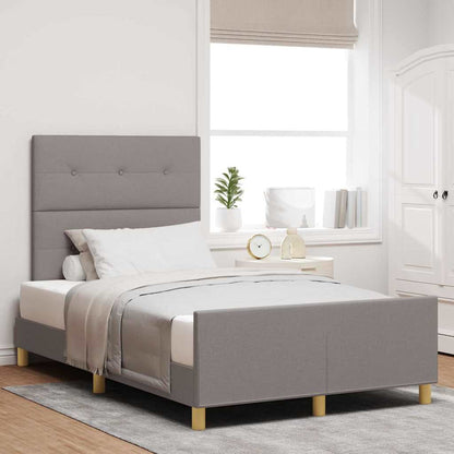 Struttura del letto con testiera Talpa 120 x 190 cm Tessuto