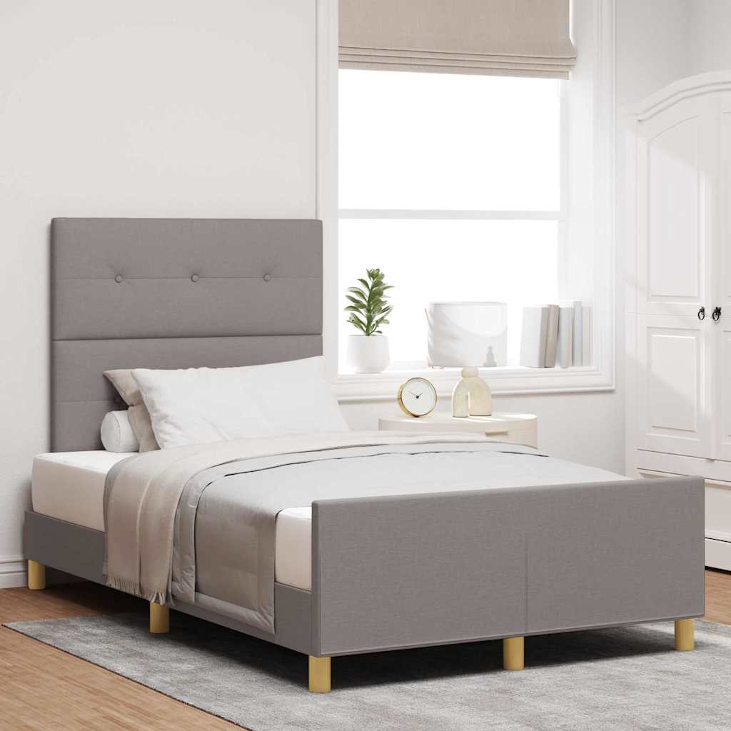 Struttura del letto con testiera Talpa 120 x 200 cm Tessuto