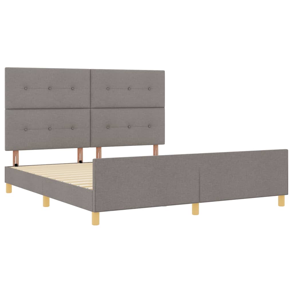 Struttura del letto con testiera Talpa 180 x 200 cm Tessuto | homemem39