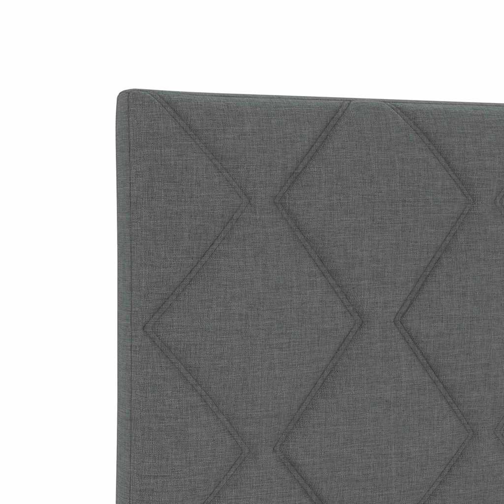 Struttura del letto Grigio scuro 80 x 200 cm Tessuto | homemem39