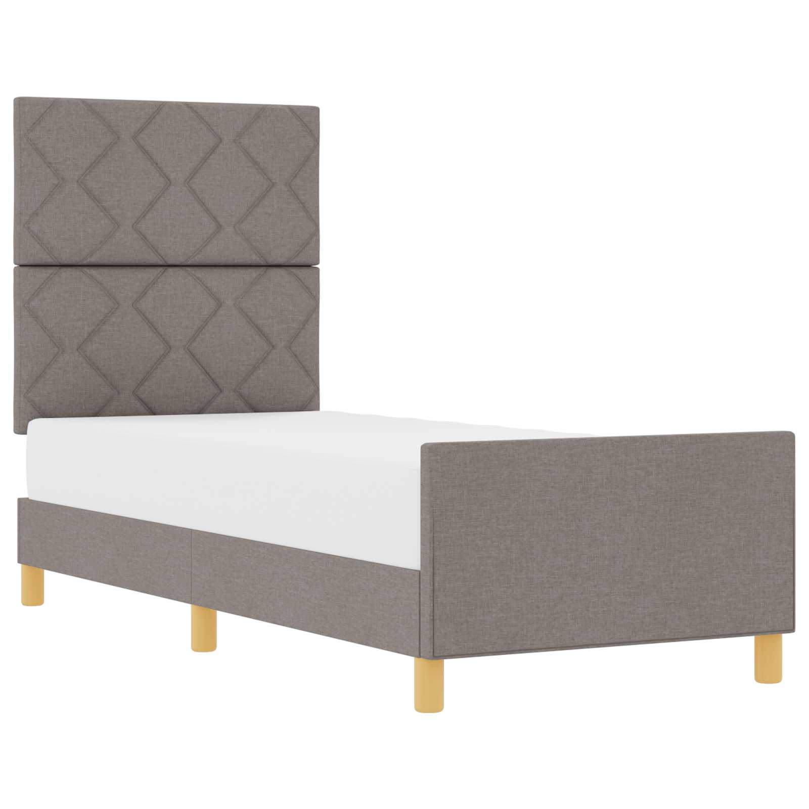 Struttura del letto con testiera Talpa 80 x 200 cm Tessuto | homemem39