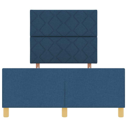 Struttura del letto con testiera Blu 120 x 190 cm Tessuto