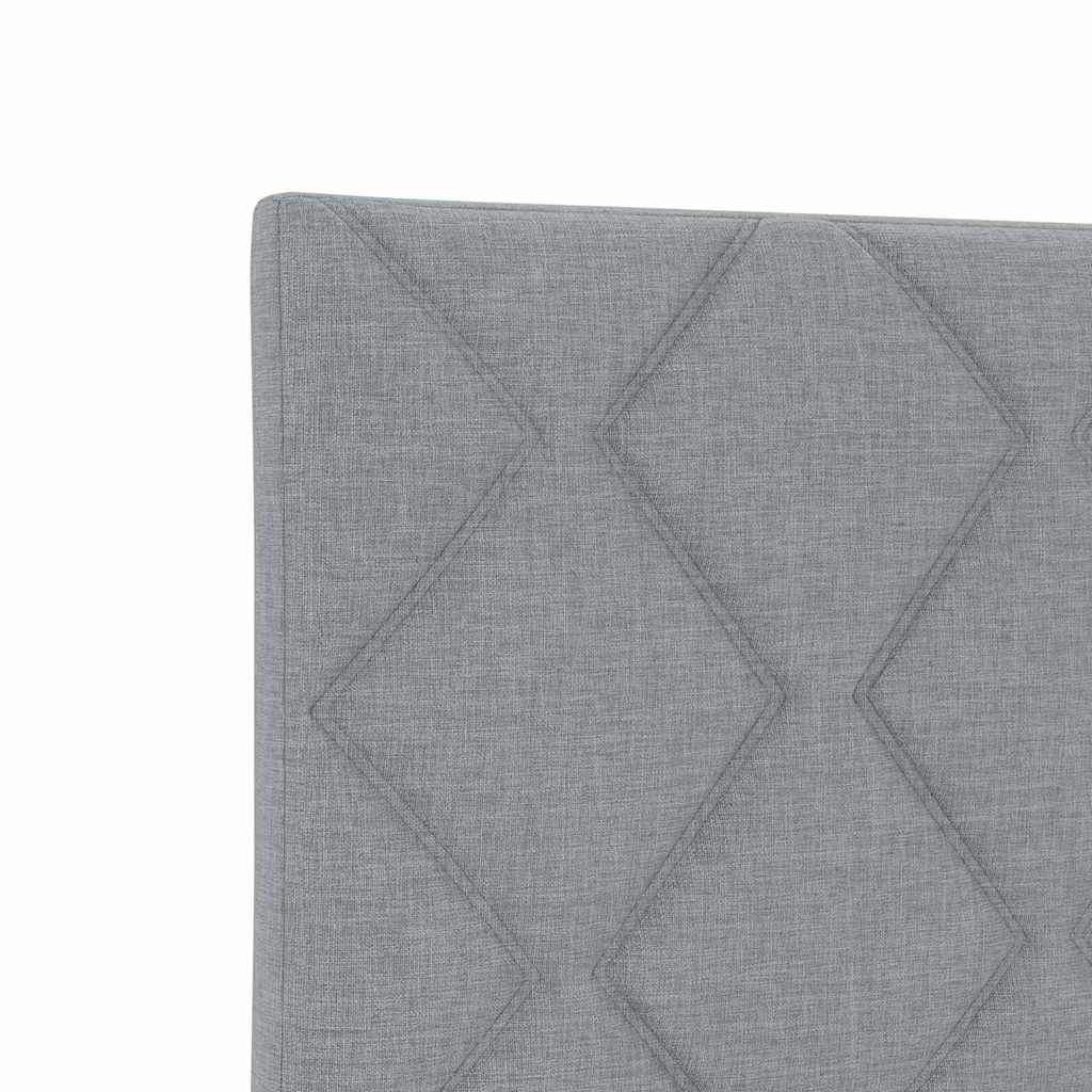 Struttura del letto Grigio chiaro 120 x 200 cm Tessuto | homemem39