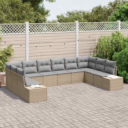 Set Divano da Giardino 10 pz 9-Numero di posti