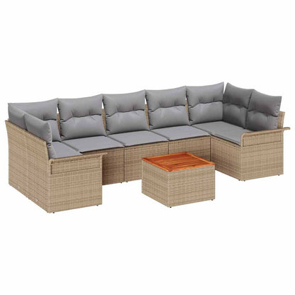 Set Divano da Giardino 8 pz 7-Numero di posti