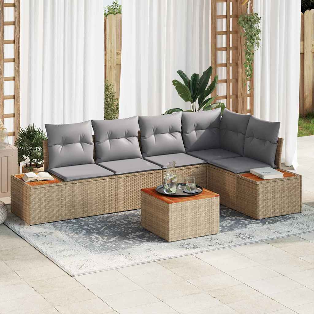 Set Divano da Giardino 5 pz 5-Numero di posti