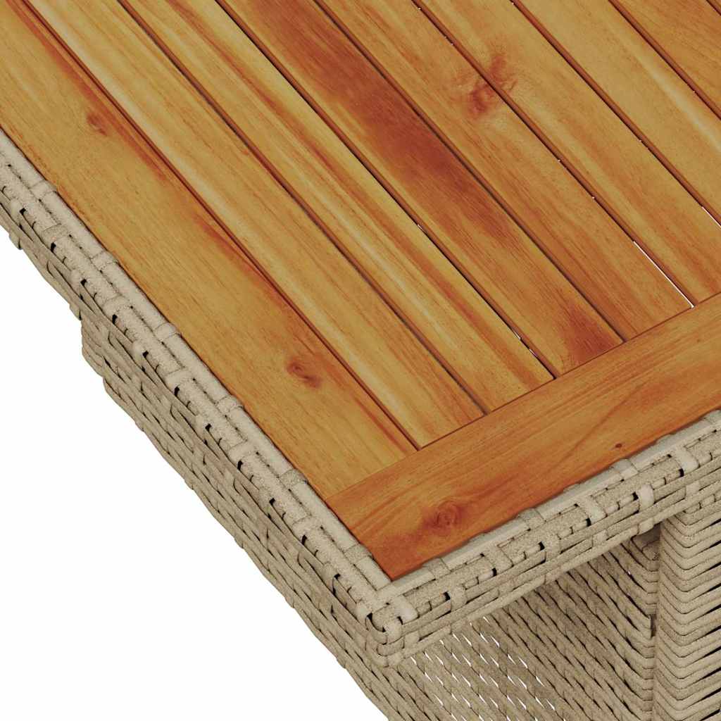 Set Divano da Giardino 5 pcs Beige Poly Rattan - homemem39