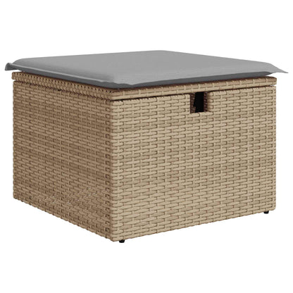 Set di divani con cuscino Beige e Grigio Chiaro polyrattan | homemem39