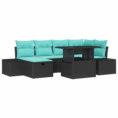 Set Divano da Giardino 7 pz polyrattan | homemem39