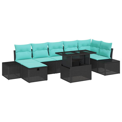 Set Divano da Giardino 8 pz polyrattan | homemem39