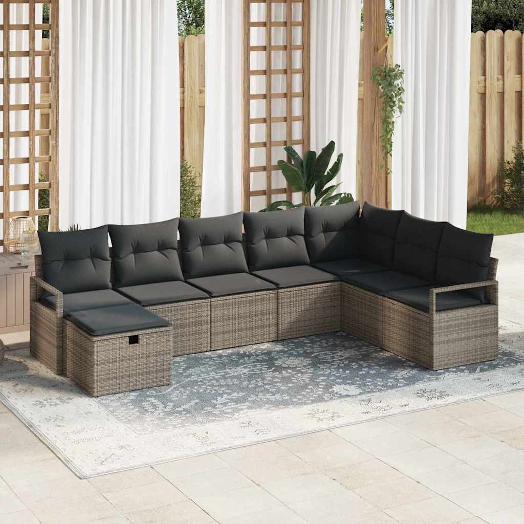 Set di divani 5 pz polyrattan | homemem39