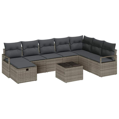 Set di divani 6 pz polyrattan | homemem39
