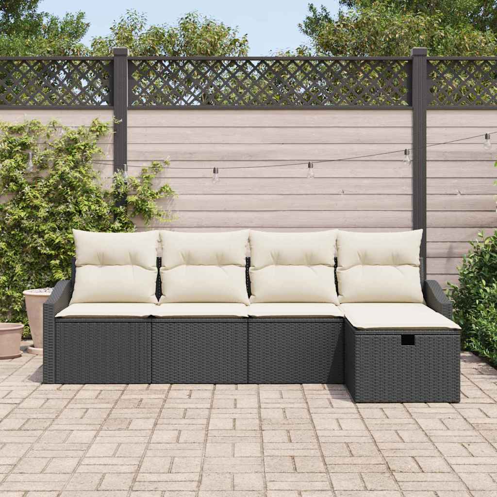 Set di divani con cuscino 6 pcs polyrattan | homemem39