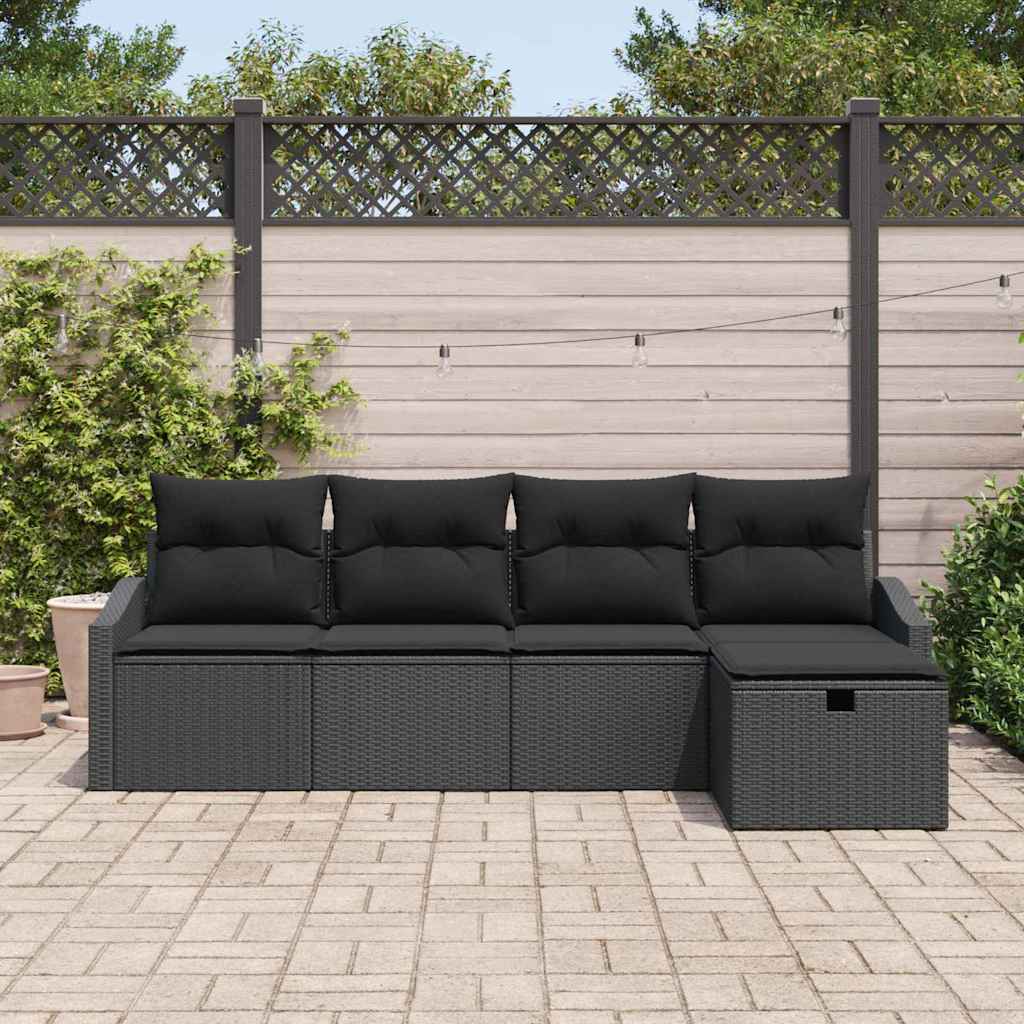 Set di divani con cuscino 6 pcs polyrattan | homemem39