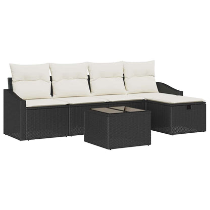 Set di divani con cuscino 5 pcs polyrattan | homemem39