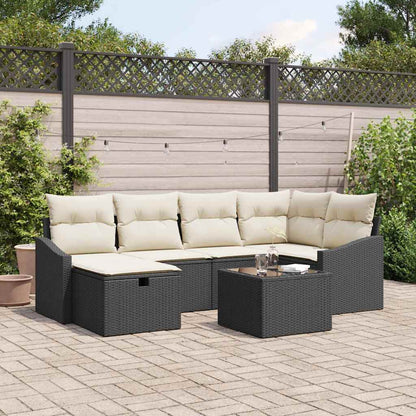 Set di divani con cuscino 6 pcs polyrattan | homemem39