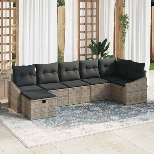Set di divani 8 pz polyrattan | homemem39
