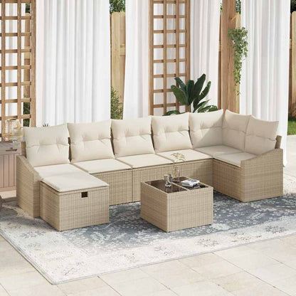 Set di divani 7 pz polyrattan