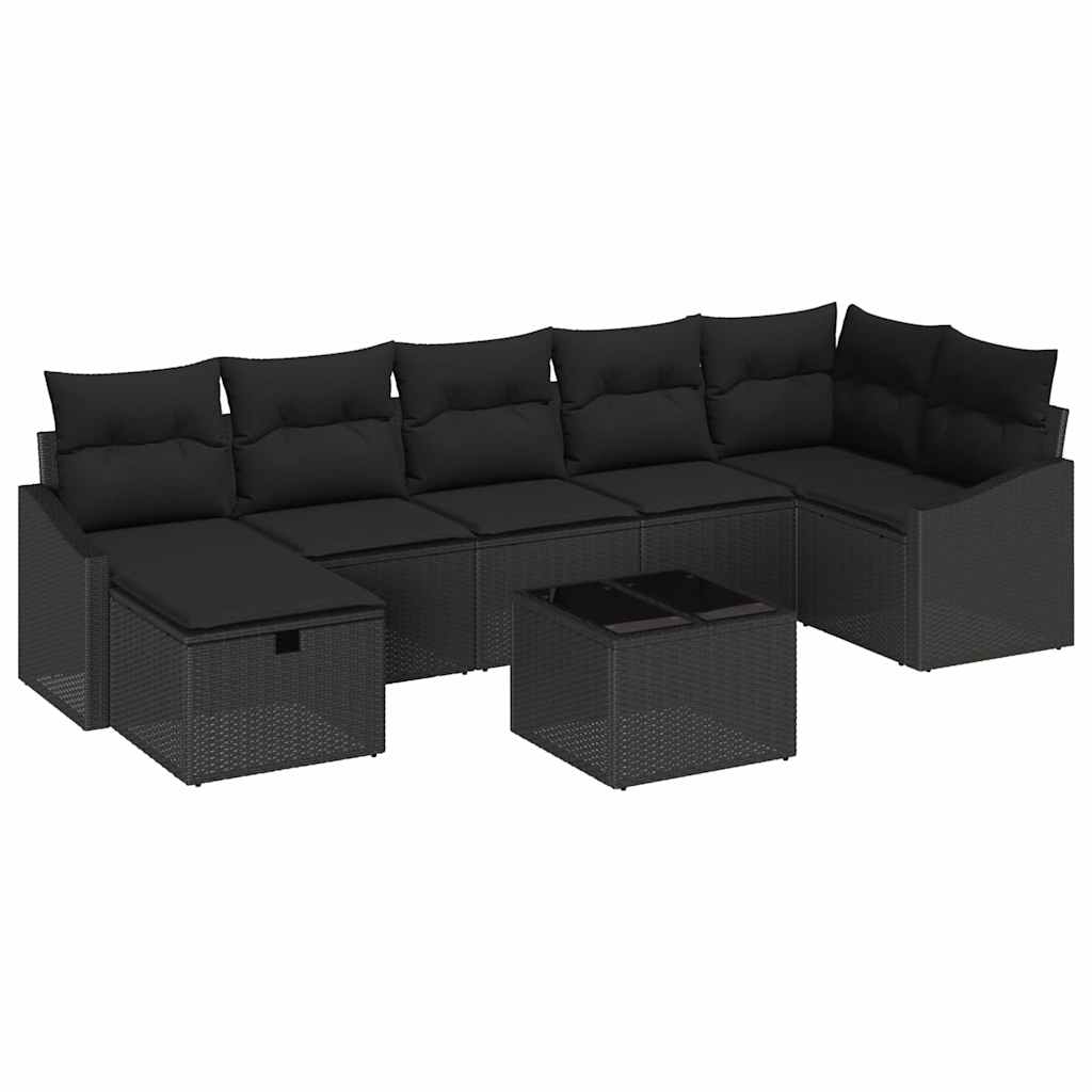 Set di divani con cuscino 8 pcs polyrattan | homemem39