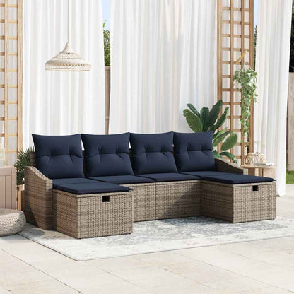 Set di divani con cuscino 5 pcs polyrattan | homemem39