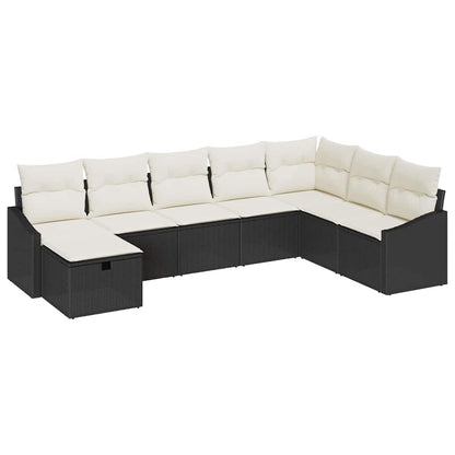 Set di divani con cuscino 9 pcs polyrattan | homemem39