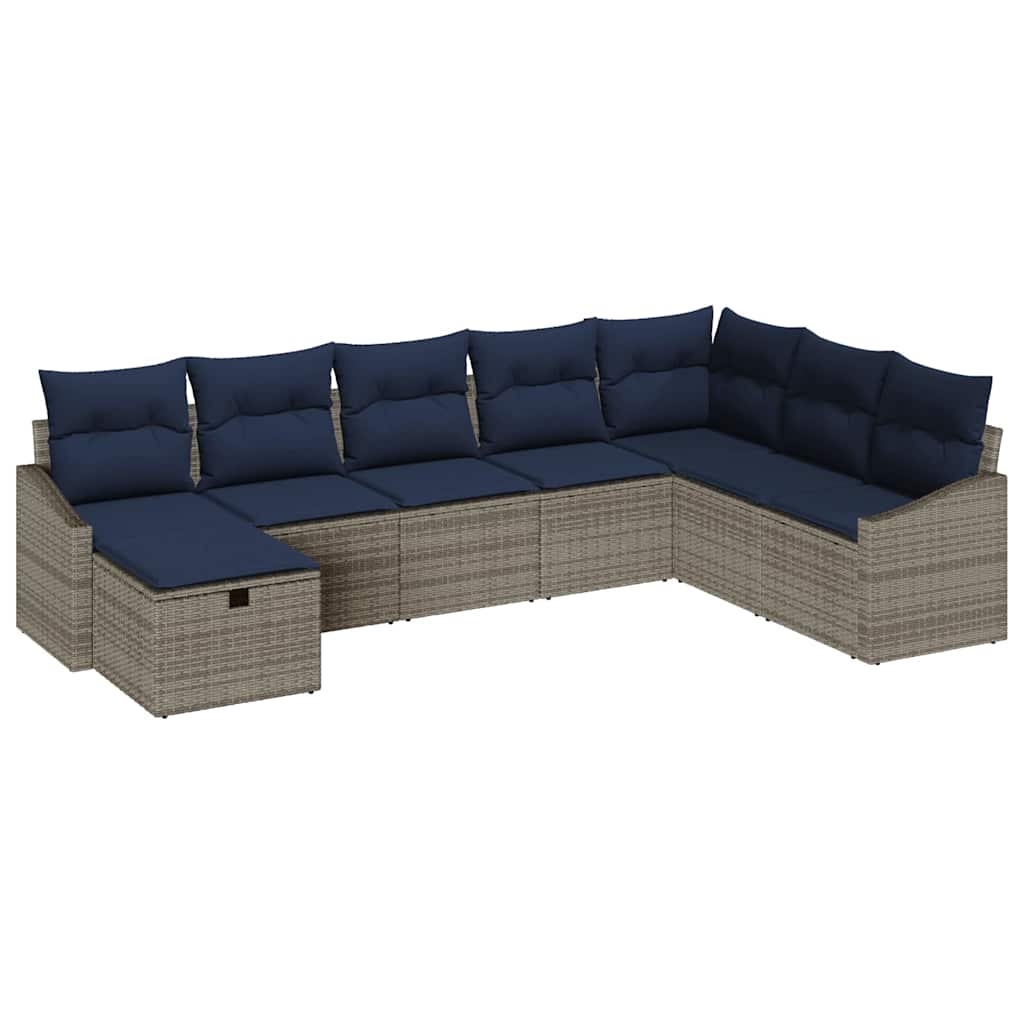 Set di divani con cuscino 6 pcs polyrattan | homemem39