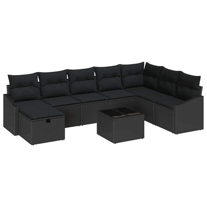 Set di divani con cuscino 8 pcs polyrattan | homemem39