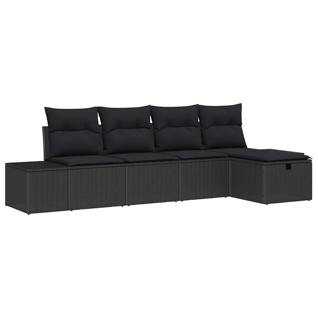 Set di divani con cuscino 6 pcs polyrattan | homemem39
