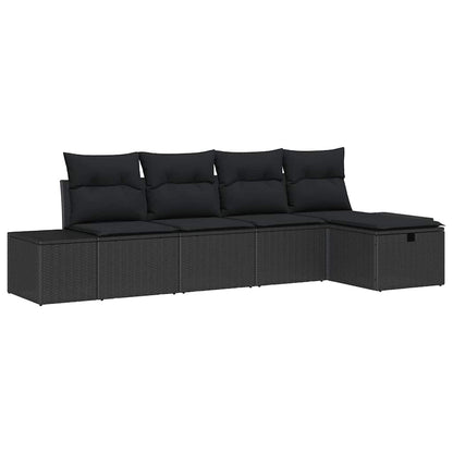Set di divani con cuscino 6 pcs polyrattan | homemem39
